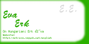 eva erk business card